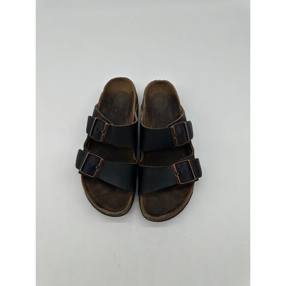 Birkenstocks Slide In Sandals for Women Arizona Soft Bed Sandals Sz 7-7.5 Brown - Picture 1 of 8